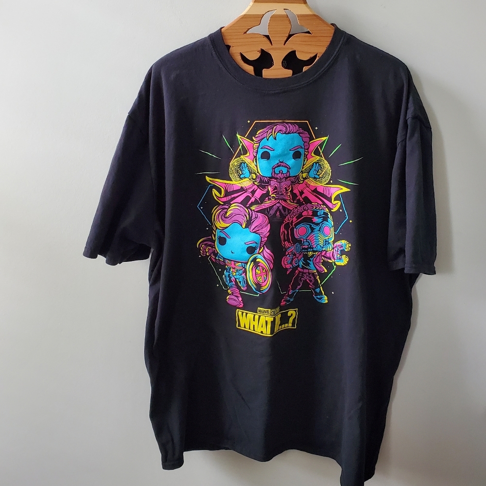 FUNKO POP / MARVEL What If.... Dr. Strange Mens Short Sleeve Shirt